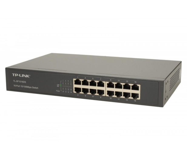 TP-Link 16p TL-SF1016DS Rack (16x10/100Mbit) - 59957 - zdjęcie 3
